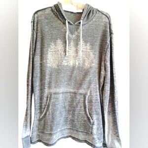 Alternative Apparel Soft Hoodie‎ Unisex Front Kangaroo Pocket Size XXL Gray